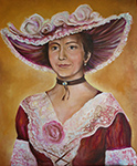 Žena v klobúku